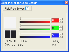 Click to view Color Picker for Logo Design 1 screenshot